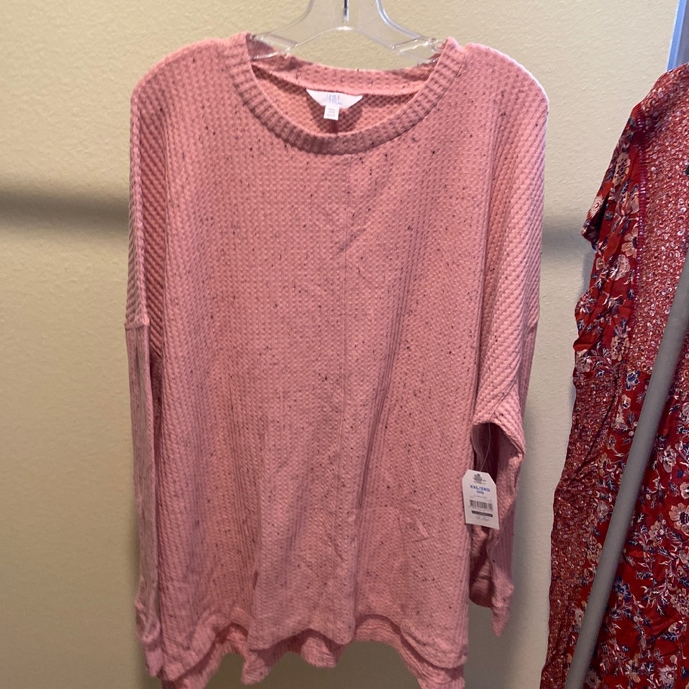 Brand New Time and Tru Waffle sweater